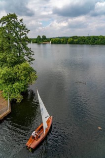 The Sechs-Seen-Platte, a local recreation area in the south of Duisburg, near the Wedau district, 6