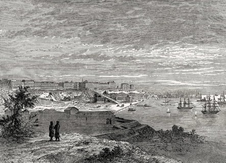 View of Odesa City, Ukraine, c. 1850