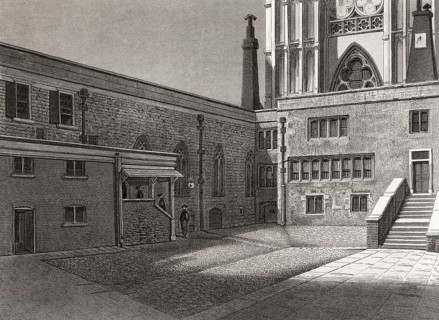 Entrance To College Hall, Westminster School, London, England, 1808