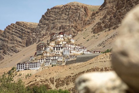 Nestled in the rugged mountains of Spiti Valley, India, this serene monastery stands as a testament