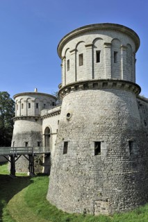 Ancient fortress Vauban, Fort Thüngen at Kirchberg, Luxembourg