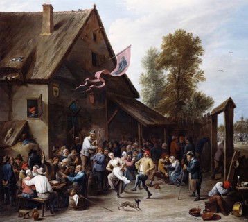 Kermes on St George's Day, painting by David Teniers (baptised 15 December 1610 in Antwerp, died 25