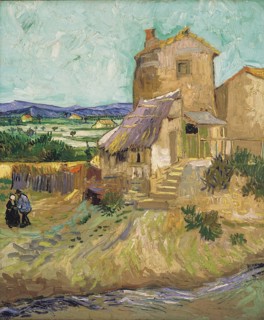 La maison de La Crau, The Old Mill (1888), Painting by Vincent Willem van Gogh (born 30 March 1853