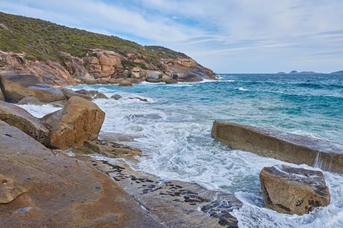 Landscape of Squeaky Beach in spring, Wilsons promontory national park, Victoria, Australia