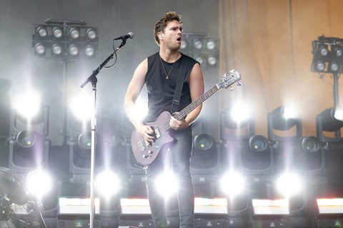 Adenau, Germany, 7 June 2024: Royal Blood (Mike Kerr, vocals, bass) play at Rock am Ring. The