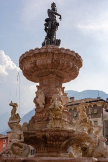 Neptune Fountain, Trento, Tyrol, Italy