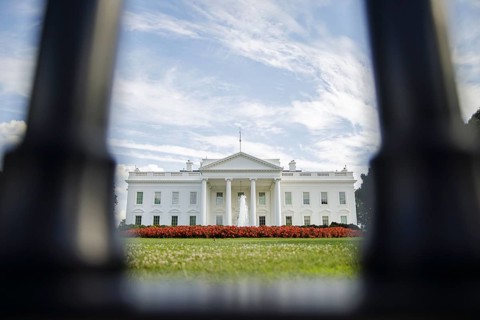 View of the White House in Washington. Washington, 09.07.2024
