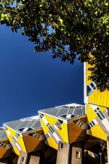 Cube houses from 1984, architect Piet Blom, Rotterdam, the Netherlands