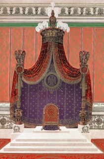 Napoleon's Imperial Throne, Design of Pierre François Léonard Fontaine (1762-1853), Napoleons