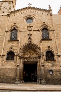 The iglesia de San Jaime, church of saint james, Gothic Quarter, old city, barcelona, spain