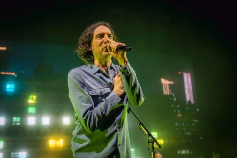 Gary Lightbody, lead singer of Snow Patrol live on The Forest Is The Path Tour at Tempodrom Berlin