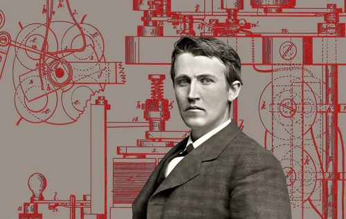 Thomas Alva Edison, 1847, 1931, American inventor, Telegraph Apparatus, Patented 1872, digitally
