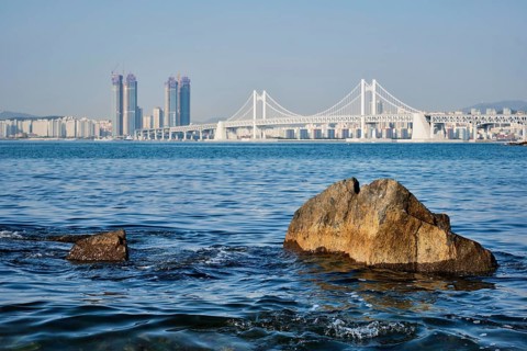 Gwangan Bridge in Busan, South Korea