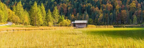 Ferchensee, near Mittenwald, Werdenfelser Land, Upper Bavaria, Bavaria, Germany