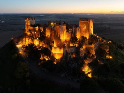 The impressive eighth-century Moorish castle of Almodóvar del Río perches high above the
