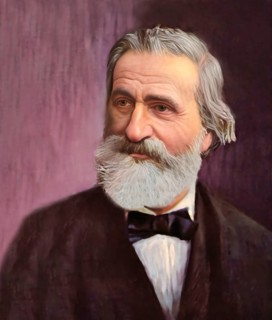 Giuseppe Verdi, 1813 – 1901, Italian opera composer, digitally edited
