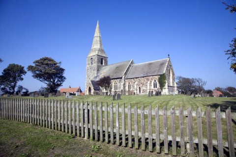 All Saints church, Mappleton, Yorkshire, England, United Kingdom