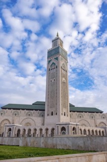 Minaret of the Hassan II Mosque, Casablanca, Morocco