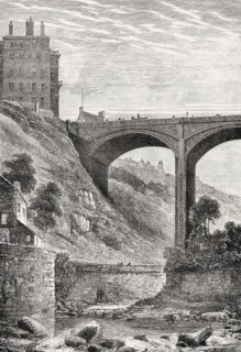 The Dean Bridge, Edinburgh, Scotland, 19th century