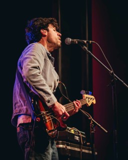 Chris Cain, bassist of We are Scientists live on Europe 2025 Tour at the Columbia Theatre in Berlin