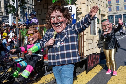 Carnival reveller Wolfgang Petry