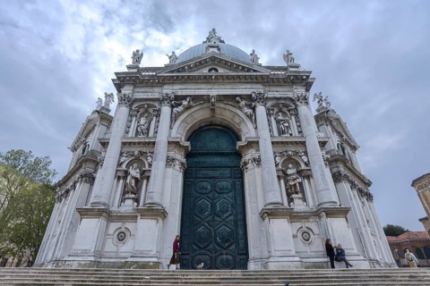 Baroque church of Santa Maria della Salute, 17th century, Dorsoduro district, Venice, Veneto, Italy