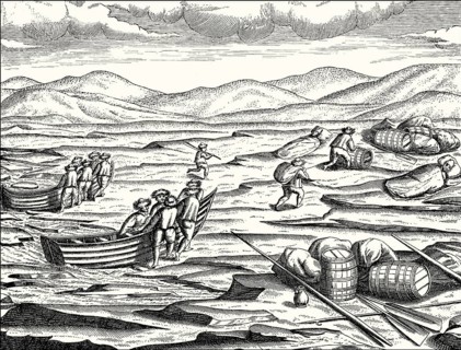Expedition to the Arctic region by Willem Barentsz, c.?1550 – 1597, Dutch Arctic explorer