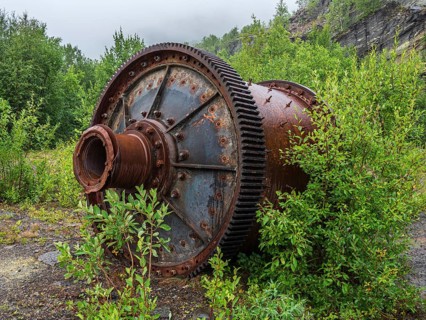 Open air relicts of the mining activity at Sulitjelma, Sulitjelma, Norway