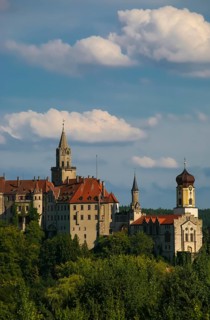 Hohenzollern Palace Sigmaringen, former princely residence and administrative seat of the Princes