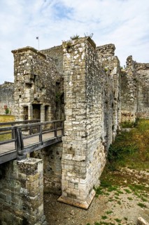 Ruins of Portchester Castle, Portchester, Fareham, Hampshire, UK