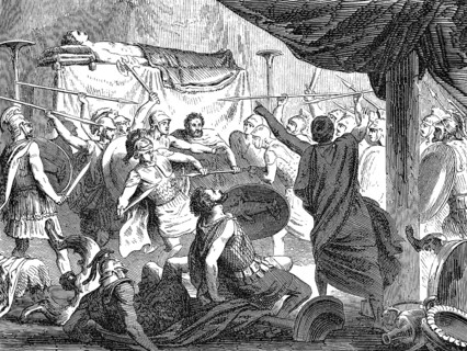 Rivals to the throne of Alexander the Great, after his death in 323 BC