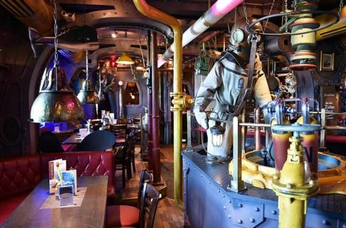 Restaurant, pub, hotel NAUTILUS in Putbus on Rügen, Mecklenburg-Vorpommern, Germany