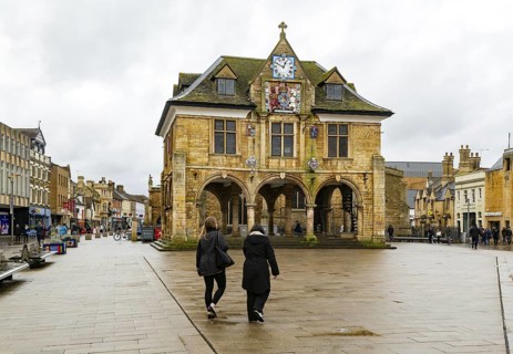 Historic Guildhall building, Peterborough, Cambridgeshire, England, UK