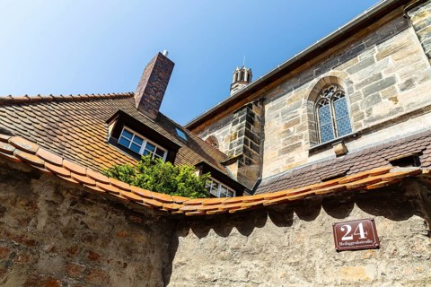 Church of the Holy Sepulchre in the garden centre of Bamberg, Bavaria, Germany
