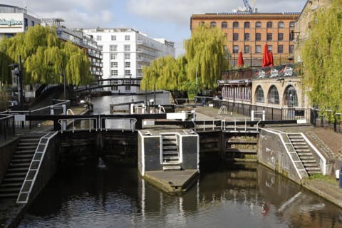 Regent's canal, Camden Lock, London
