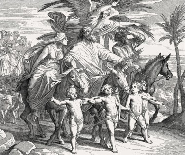 Abrahamic Covenant, Old Testament, by Julius Schnorr von Carolsfeld, 1860