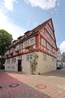 Historic half-timbered house and former bath house, Nagold Valley, Northern Black Forest, Black