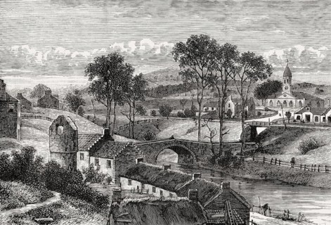 Currie, a suburb of Edinburgh, Scotland, 19th century