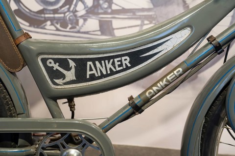 Anker Saxonette, motorised bicycle, 1938, PS.SPEICHER Museum, Einbeck, Lower Saxony, Germany