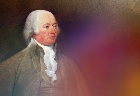 Portrait of John Adams, 1735 - 1826, second President of the United States, digitally optimized,