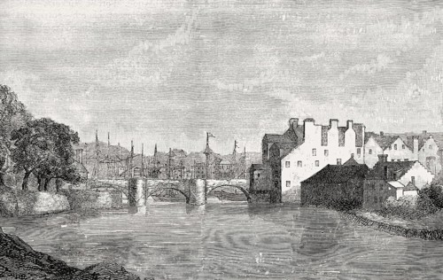 Old Bridge of Leith, Leith, Edinburgh, Scotland, 19th century