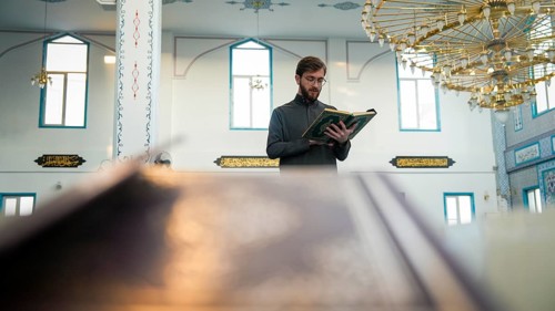 Muslims, elders and children, flock to mosques during the days of the month of Ramadan to worship