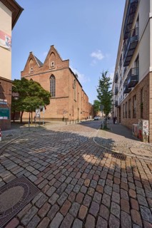 Kreuzherrenkirche in the historic city centre of Düsseldorf, state capital, independent city, North