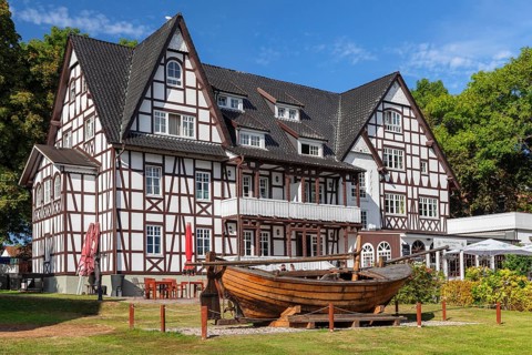 Hotel Hitthim, Kloster, Hiddensee Island, Rügen, Mecklenburg-Western Pomerania, Germany, Kloster,