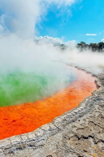 Champagne pool, Waiotapu Thermal Park, Waiotapu, Rotorua, Bay of Plenty, North Island, New Zealand