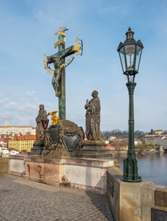 Calvary, Charles Bridge, Prague - Praha, Czech Republic