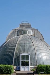 Roof construction, Palm House, oldest Victorian greenhouse in the world, Royal Botanic Gardens (Kew