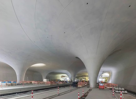 Impressions of the new Stuttgart 21 main station. The shell is finished, now it's time for the