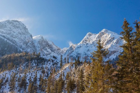 Karwendelmountains in the Eng valley