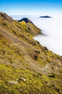Snowdon Massif, Snowdon Range, Snowdonia, North Wales, UK